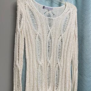 Jennifer Lopez sweater w/ sequins